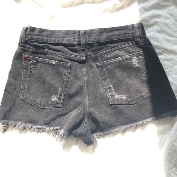 BDG Black Denim Shorts - Picture 2 of 3
